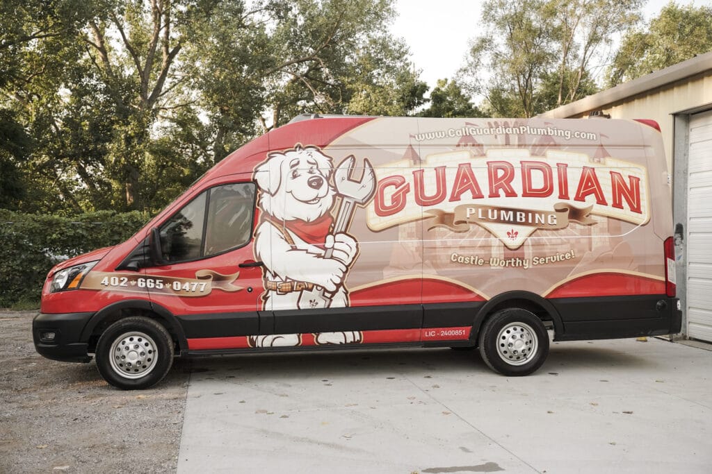 Guardian Plumbing Van for services
